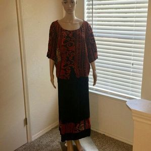 2piece skirt and top